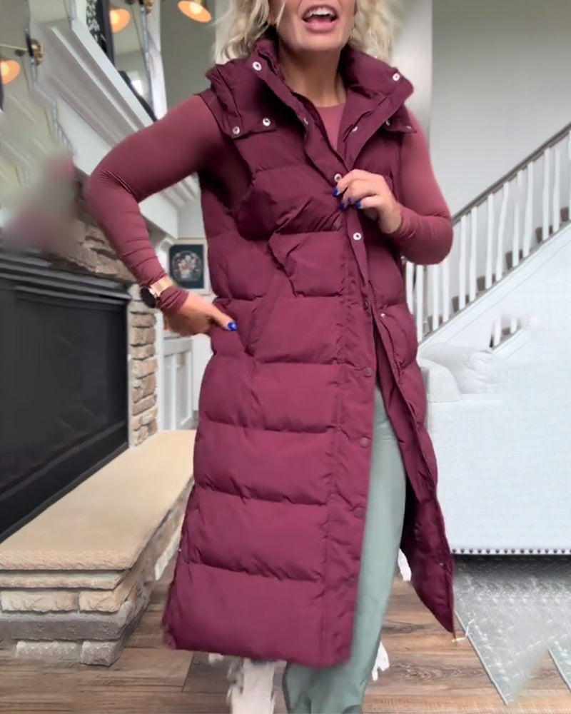 Hooded Long Padded Jackets