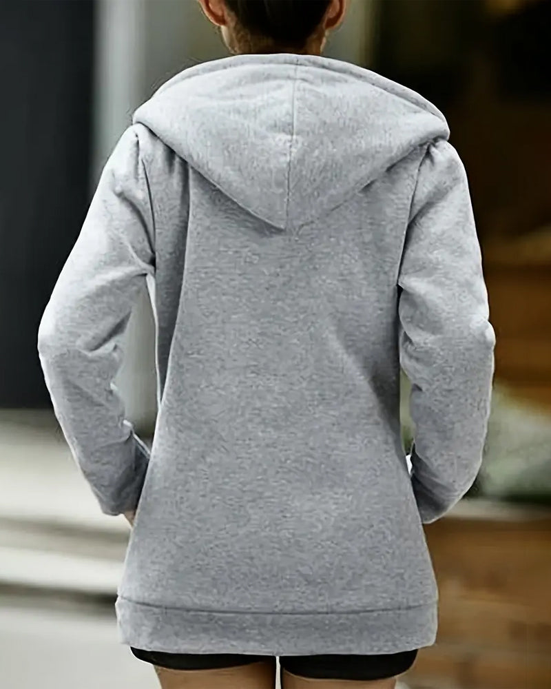 Casual Warm Zip-Up Coat