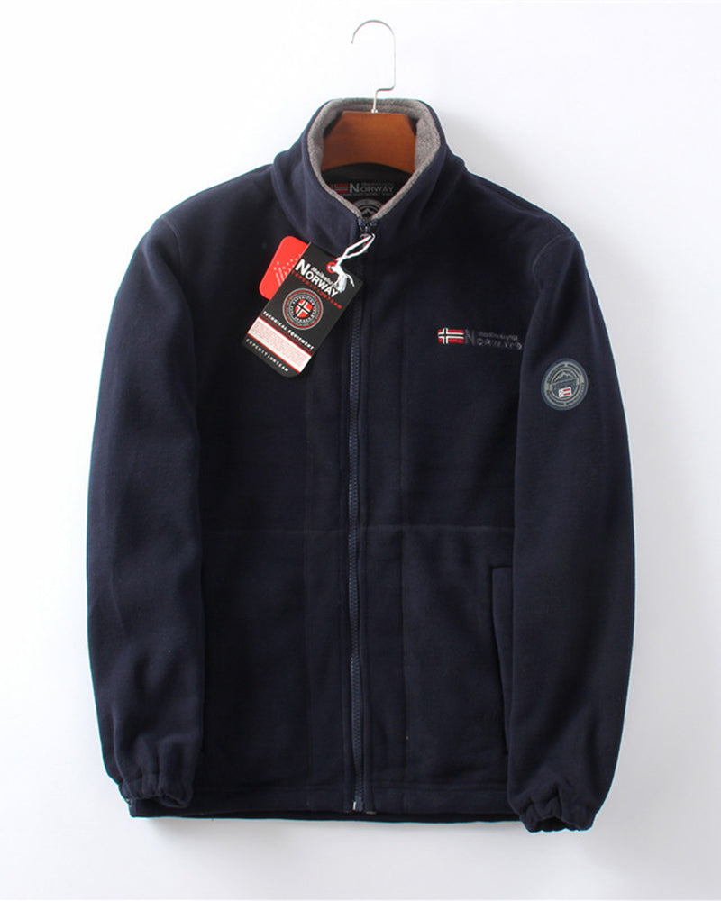 Men's Double-Layer Fleece Jacket & 50% OFF