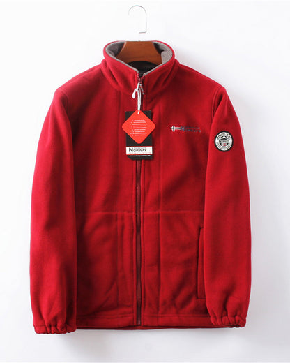 Men's Double-Layer Fleece Jacket & 50% OFF