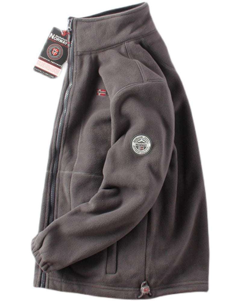 Men's Double-Layer Fleece Jacket & 50% OFF