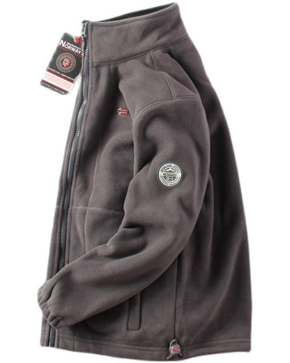 Men's Double-Layer Fleece Jacket & 50% OFF