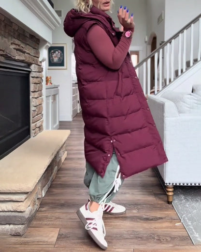 Hooded Long Padded Jackets